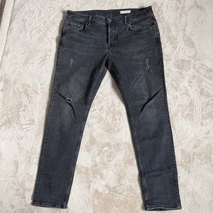 All Saints Dark Gray Skinny Jeans